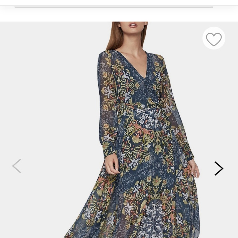 BCBGMAXAZRIA. Midnight teal Nouv. Small.